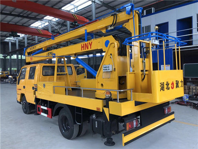 湖北福田43米高空作業車價格解析及產品圖片，兼談清洗吸污車選購要點